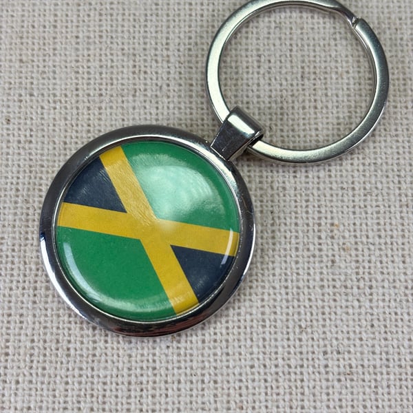 Jamaica Flag Keyring
