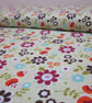 Riley Blake Little Matryoshka Flower Pattern Green Fabric Fat Quarter - Image 2