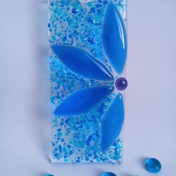 Blue Flower Suncatcher 