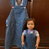 Child’s and Dolls Matching Pinafores