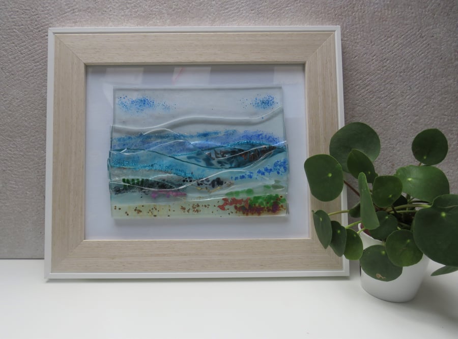 Fused Glass Landscape