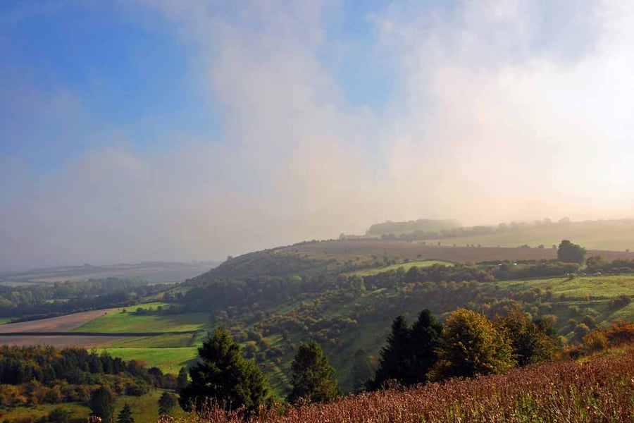 Wayfarers Walk North Wessex Downs Hampshire UK Photograph Print