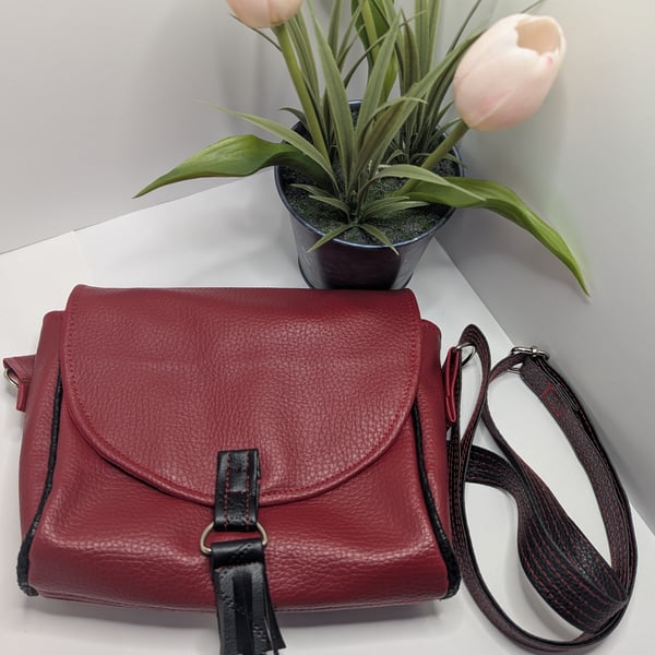 Shoulder bag - Sweet Pea Bag Ruby Red