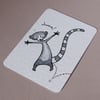 sproinging lemur ...*sproing!* (mini art card/aceo)