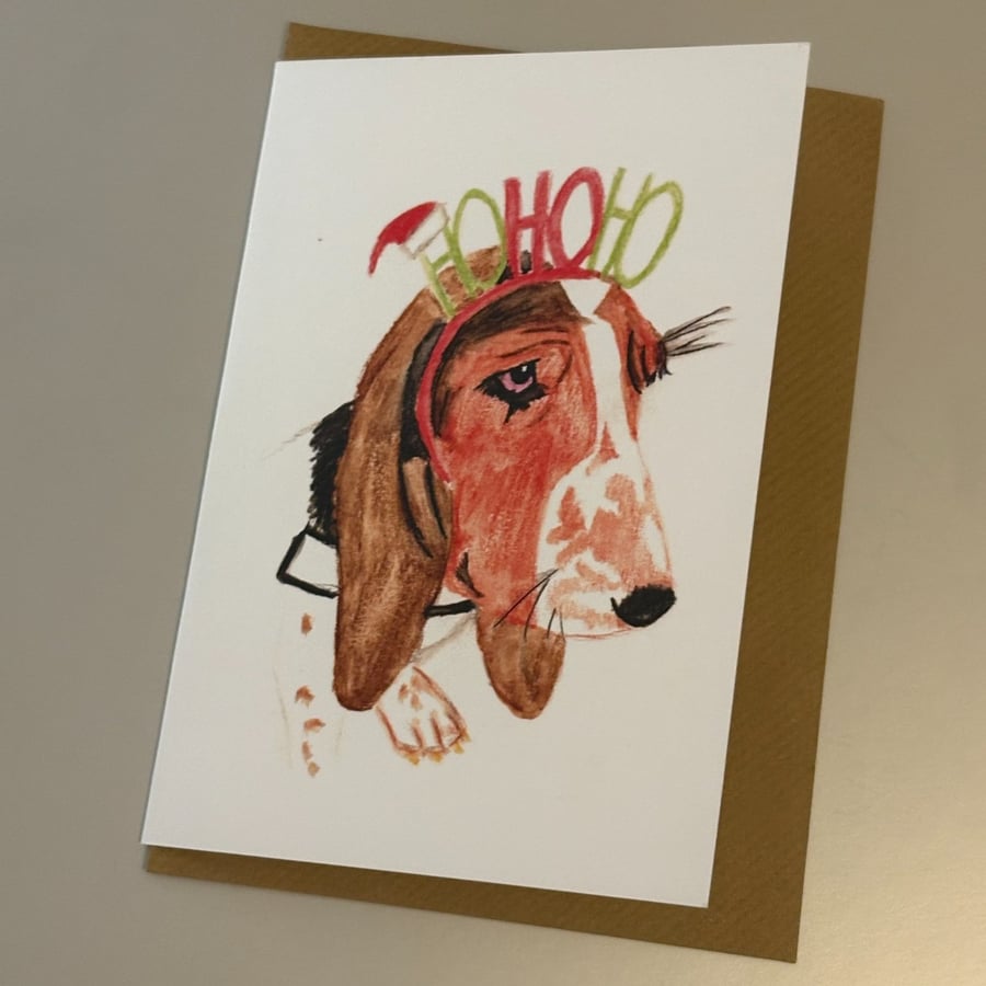Ho Ho Ho  A5 Christmas Greeting Cards 