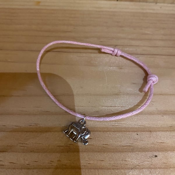 Pink Elephant Bracelet (687)