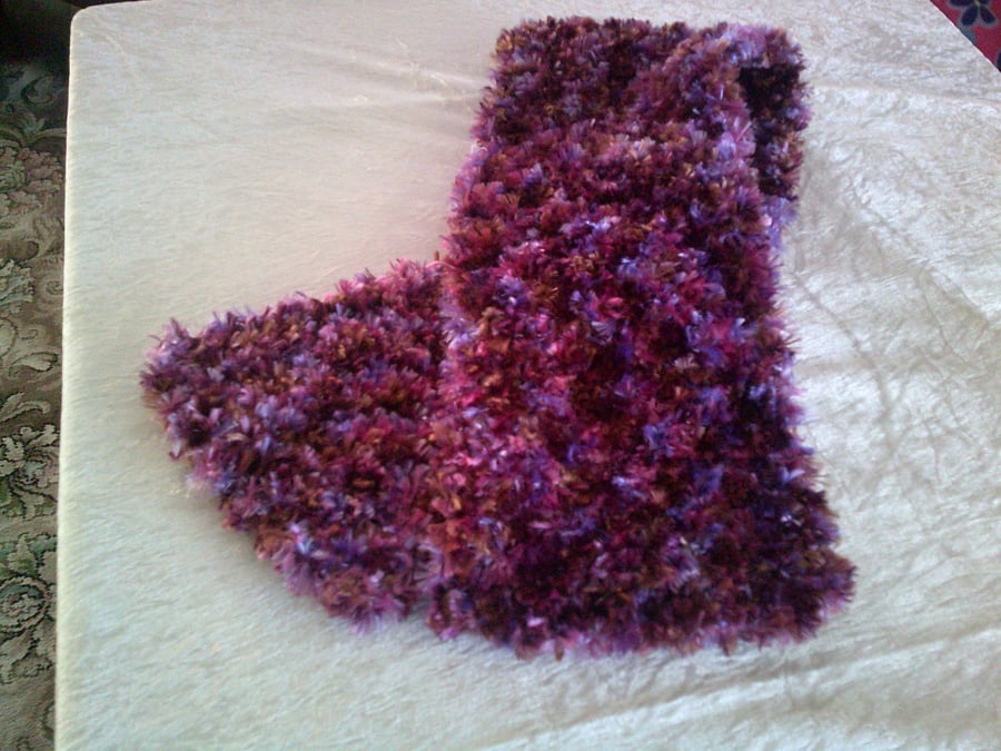 Burgundy and Pink Shimmer Necktie