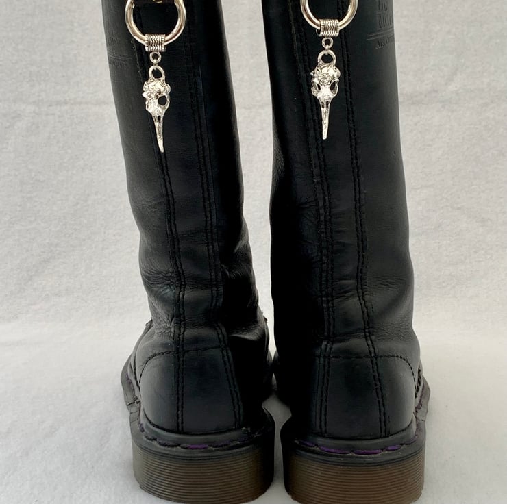 Bird Skull Dr Martens Charms - Alt Boot Accesso... - Folksy