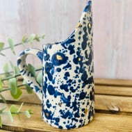 Small Blue And Gold Jug 