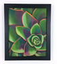Succulent Acrylic Painting on Canvas Board