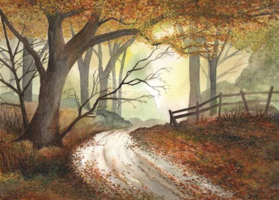 Autumn Mist - ORIGINAL PAINTING