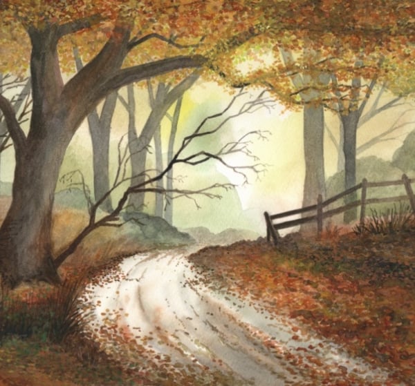 Autumn Mist - ORIGINAL PAINTING