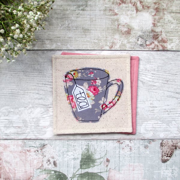 Tea mug coaster, gifts for tea lovers