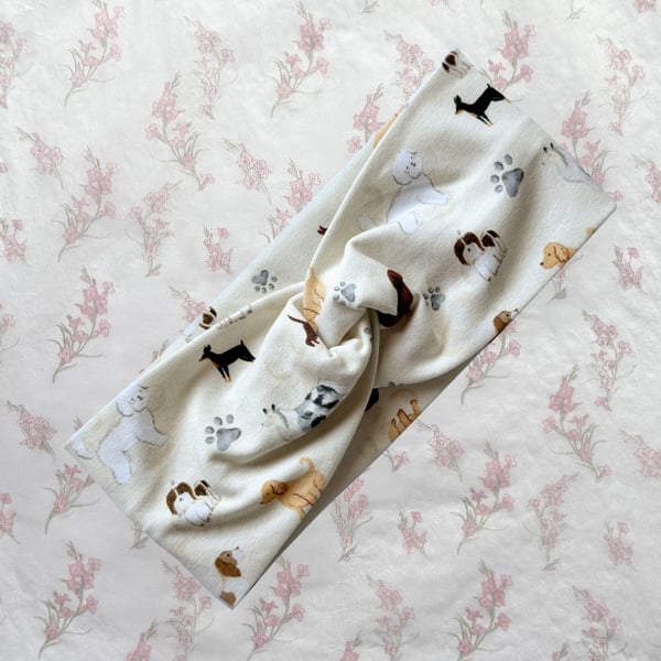 Women's Twist Knot Headband-Hairband Knot-Jersey Twist Headband. HA015