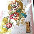 Hand-Cafted Original Collage-Scrapbook-Junk Journal Eclectic Wall Art