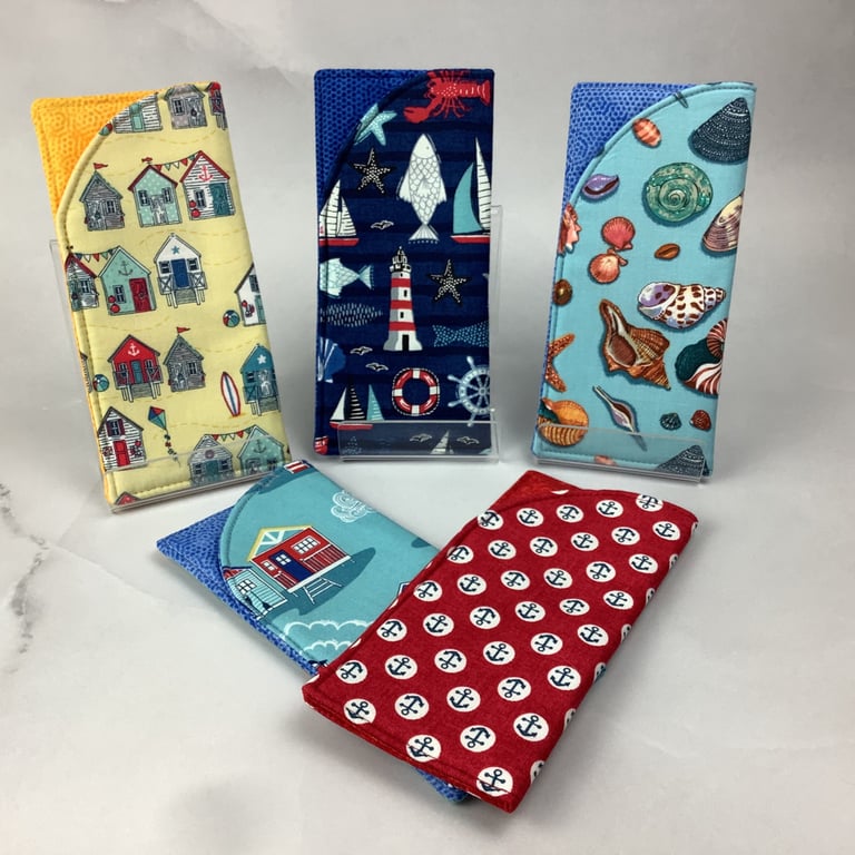 Seaside glasses case, slip case, options