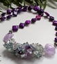 Amethyst, Fluorite & Howlite Necklace 'ONE OFF' - Image 7