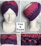 Knitted Two Colour Braided Ear Warmer - Image 7