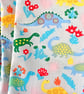 DINOSAURS theme, 8 Pack, multicoloured, fun, party, present or book bags - Image 2