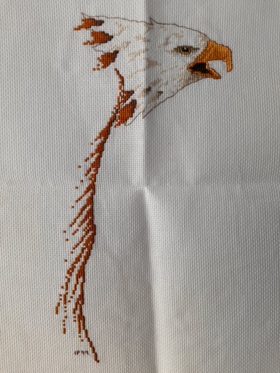 Eagle Head Cross Stitch