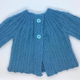 Ribbed Pattern Baby Cardigan 0-3 months 