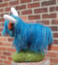 Needlefelt Highland Cow - Iridescent Blue coat - Image 6