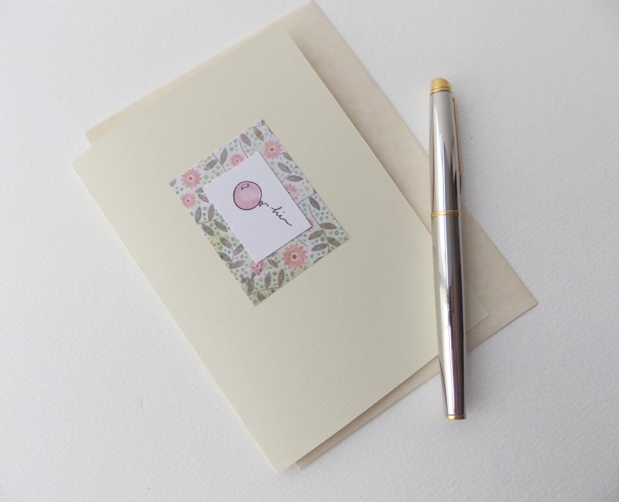 Hi Balloon Card, A6 Any Occasion Card