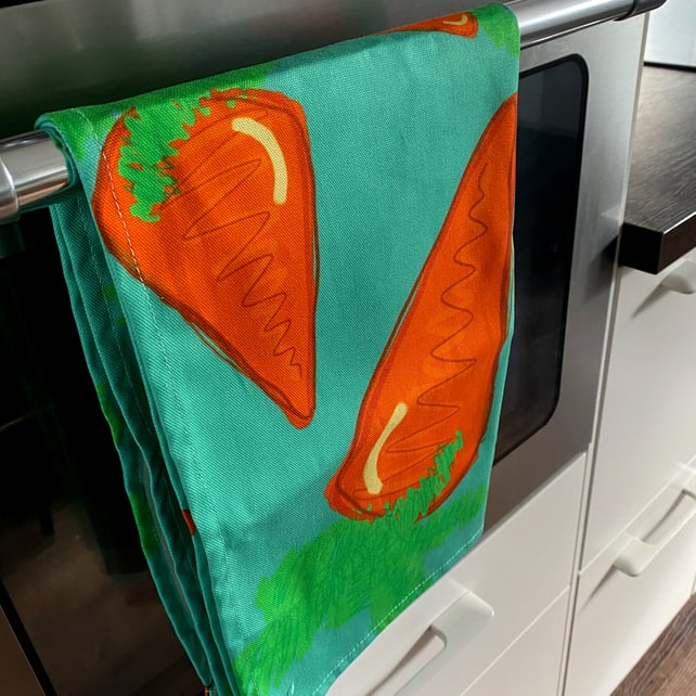 Carrott tea towel