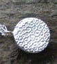 Fine Silver Moon Goddess Pendant and Sterling Silver 18 Inch Chain - Image 5