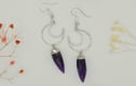 Crescent moon earrings