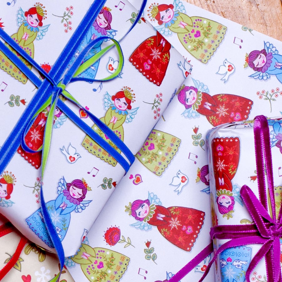 Gift Wrap 2 pack  - Ding Dong Merrily