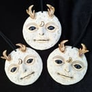 Hunter's Moon - stoneware hanging decoration
