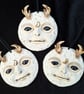 Hunter's Moon - stoneware hanging decoration