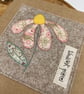 Daisy thank you appliqué card - Image 7