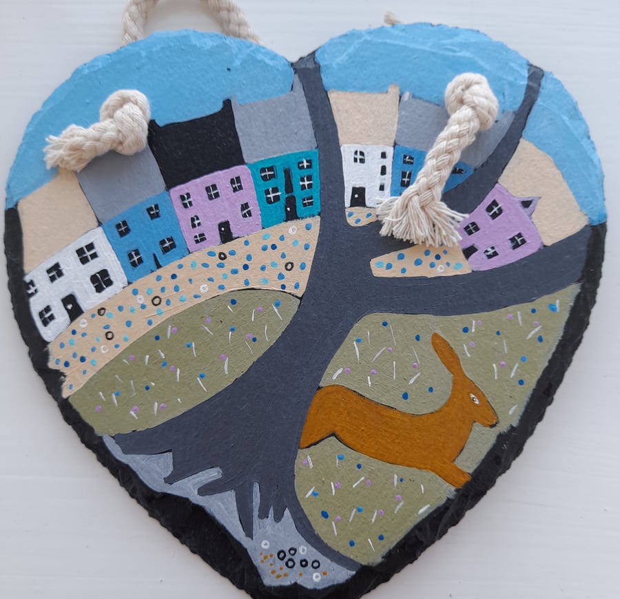 Illustrated Slate Heart