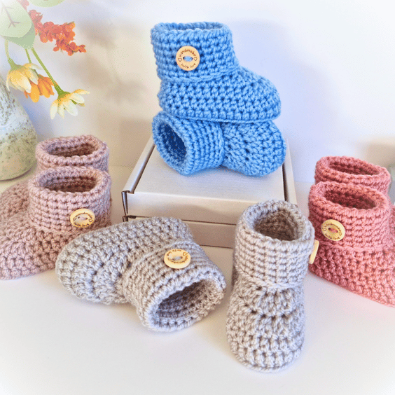 Baby Booties – Newborn to 6 Months 