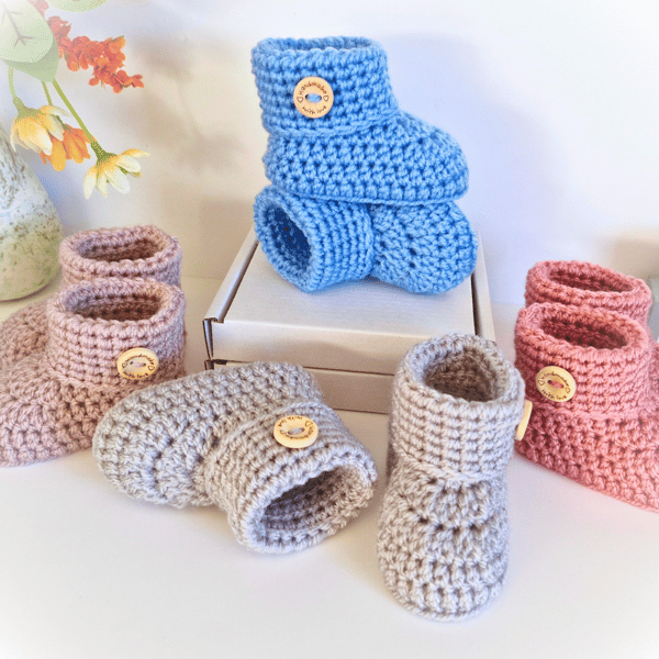 Baby Booties – Newborn to 6 Months 
