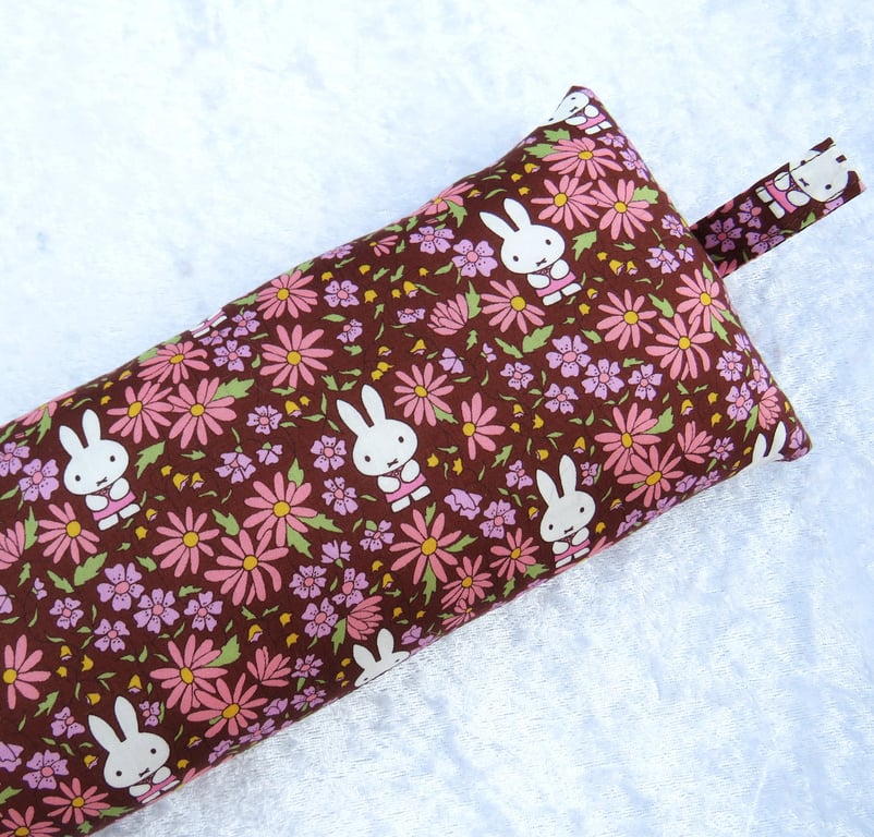 Keyboard wrist rest, made Liberty Tana Lawn, Prairie Day