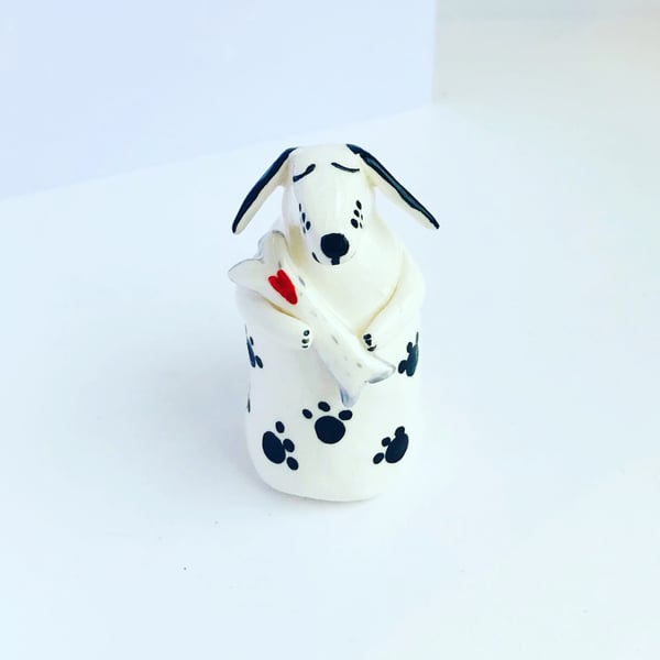 Ceramic Love Dog - Bob