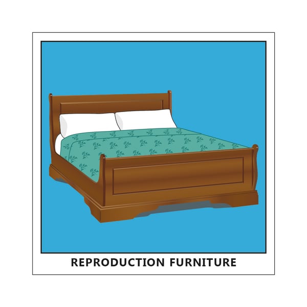 Reproduction Furniture Postcard