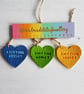Knitting addict heart tag decoration ONE SUPPLIED - Image 5