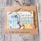 Handmade porcelain I do like to be beside the seaside 