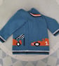 Knitting Pattern for a Racing Car Sweater.  Digital Pattern - Image 4