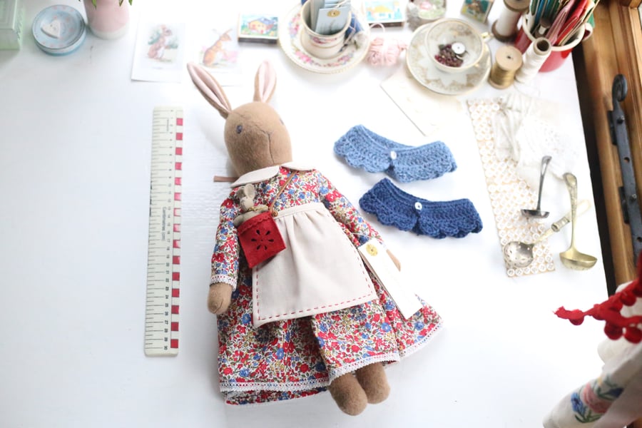 Reserved Listing for Nancy - Heirloom Liberty Bunny