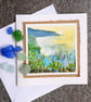 Harebells On The Cliffs. Handpainted Blank Greetings Card. Scottish Flowers - Image 8