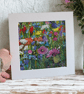 Small mounted flower painting - wildflowers - letterbox gift - acrylic painting - Image 5