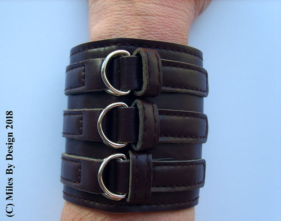 Steampunk Inspired Buckle Cuff Bracelet