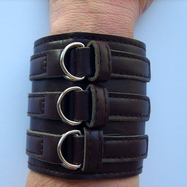 Steampunk Inspired Buckle Cuff Bracelet