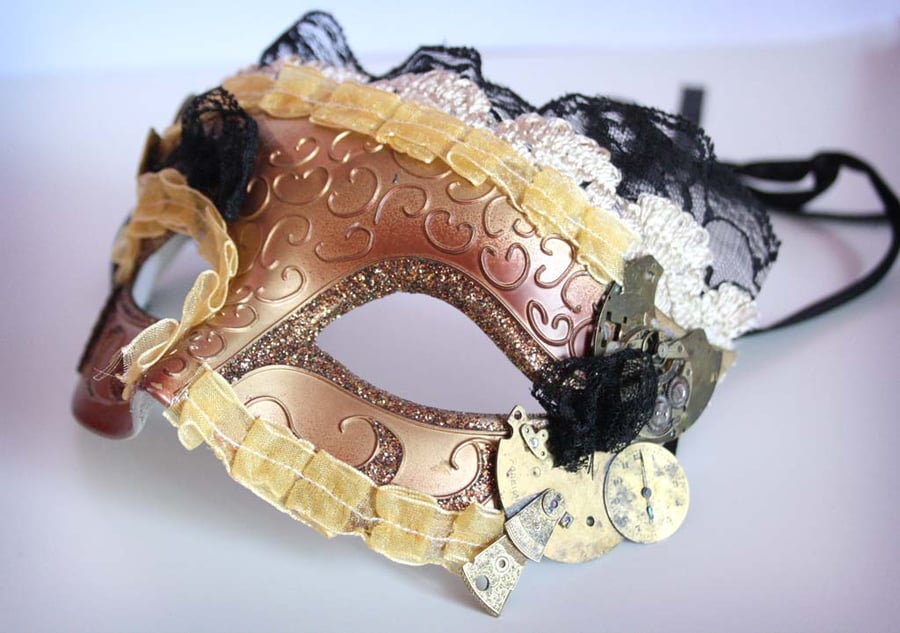 Steampunk Masquerade Mask Masked Ball Fancy Dress Dress Up