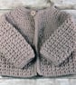 Hand Crochet Two Piece Set, Cardigan and Hat, Choice of Colours and Sizes - Image 9